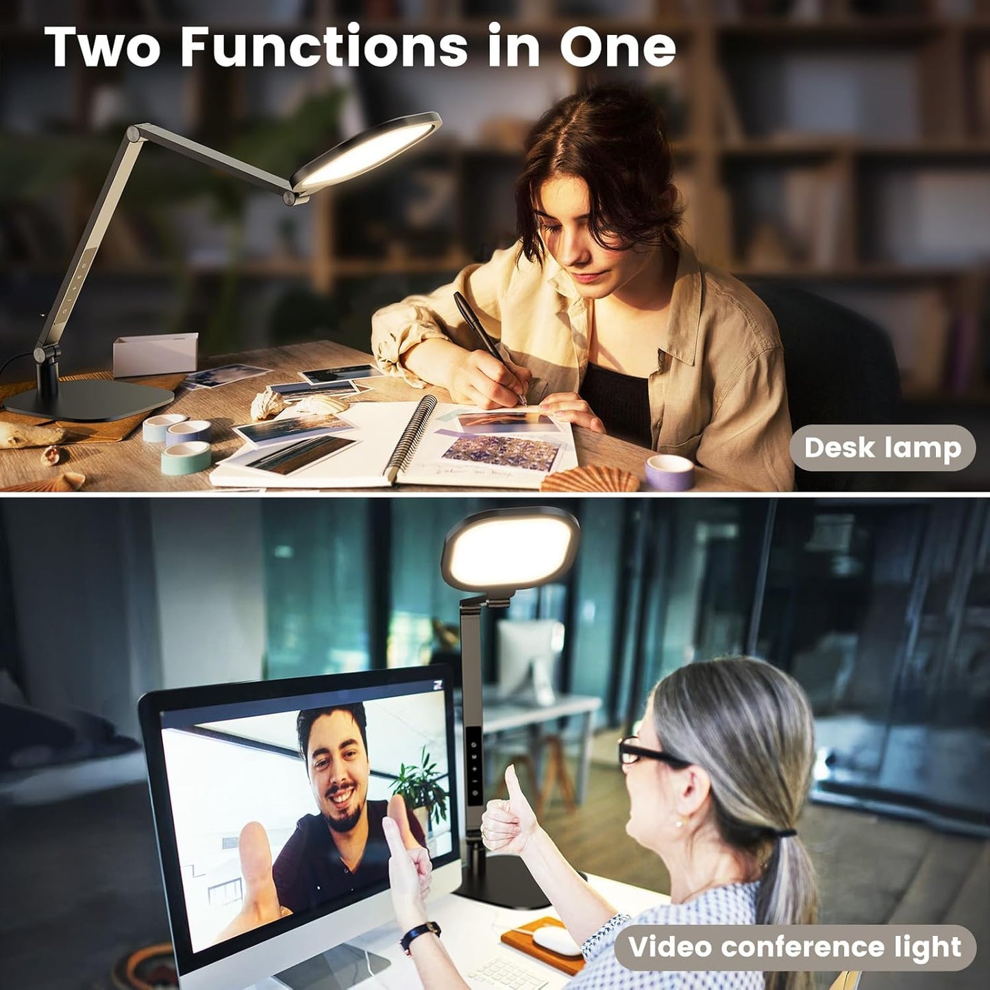 15W Computer Zoom Lighting with Swing Arm, Memory & Timer Function