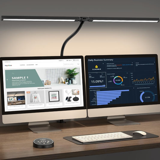 24W 5 Color Flexible Adjustable Lighting Table Lamp for Study Drafting